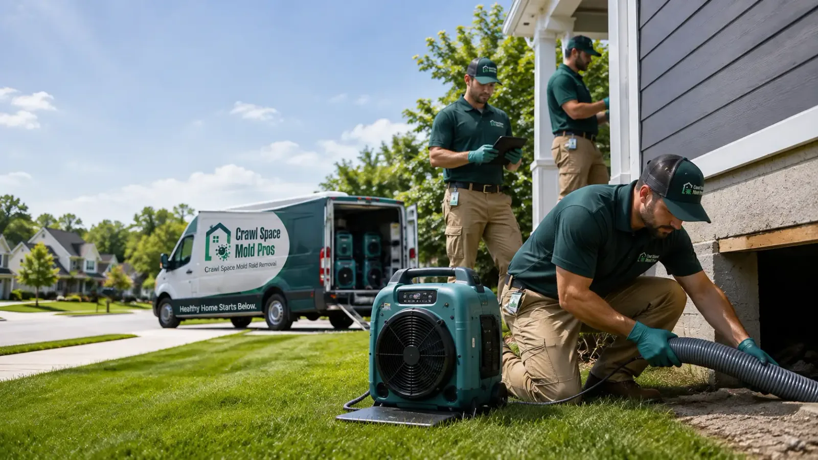 Crawl Space Mold Removal in Banks, ID